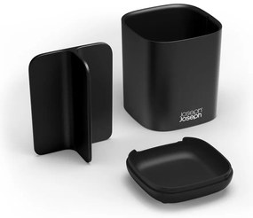 Suport pentru periuța de dinți negru din plastic EasyStore – Joseph Joseph
