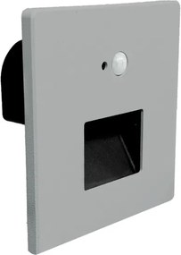 Brilagi - Aplica LED pentru scară cu senzor JACK LED/3W/230V 3000/4000/6500K gri