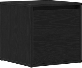 vidaXL Comodă cu sertare Stejar Negru 40,5 x 40 x 40 cm Lemn compozit