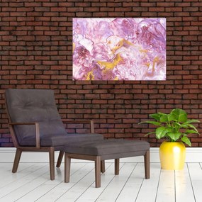 Tablou - Abstract roz (90x60 cm)