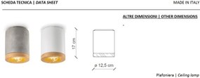 Spot aplicat design retro realizat manual din ceramica MATECA