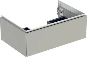 Dulap baza suspendat Geberit One greige mat 75 cm