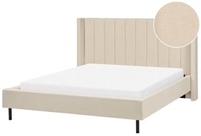 Pat matrimonial 160 cm Vue (boucle bej) (cu somieră). 1076453