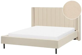 Pat matrimonial 160 cm Vue (boucle bej) (cu somieră). 1076453