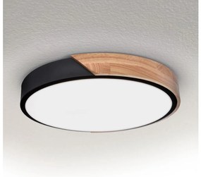 Plafonieră LED Brilagi PILANA LED/24W/230V stejar