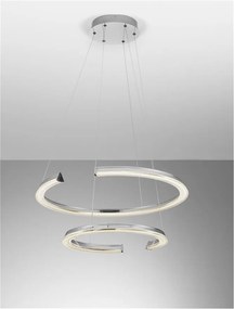 Lustra LED suspendata design circular ELMO