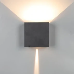 Aplica LED dimabila iluminat exterior ambiental IP54 DAVOS XL negru MA-8611