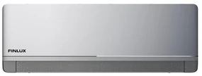 Aparat de aer conditionat inverter Finlux 12FERRO87BRIS, 12000 BTU, A+++, 30 m², Wi-Fi, Comfort breeze, 4D blowing, Incalzire exterioara, Gri