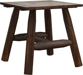 vidaXL Masă laterală, 49x49x50 cm, lemn masiv de molid