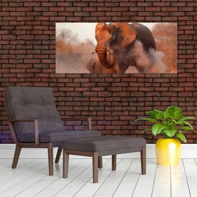 Tablou - Marele elefant african (120x50 cm)