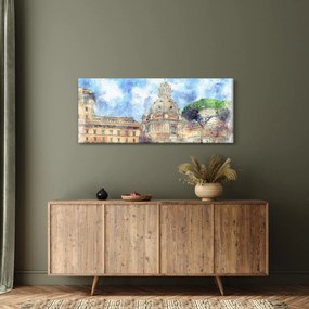 Tablou - Biserica Santa Maria di Loreto, Roma, Italia (120x50 cm)