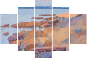 Tablou - Henri Edmond Cross, Calanque des Antibois, reproducere (150x105 cm)