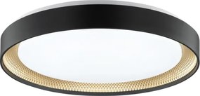 Brilliant - Plafonieră LED dimabilă WALDO LED/36W/230V, negru/auriu + telecomandă
