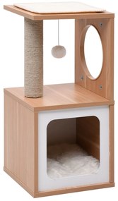 vidaXL Ansamblu pentru pisici, covoraș din funie de sisal, 60 cm