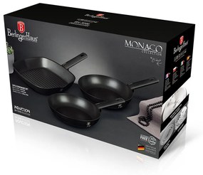 Set de tigai din 3 piese Berlinger Haus BH 7096 Colectia Monaco - Berlinger Haus