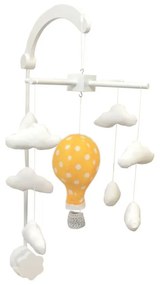 BABY Carusel Patut Balon cu aer cald Galben cu buline - Dandelion