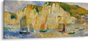 Tablou - Auguste Renoir, Sea and Cliffs, reproducere (120x50 cm)