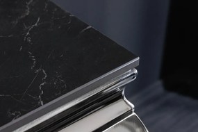 Consola MODERN BAROCK 140cm crom/ negru A-44367 VC