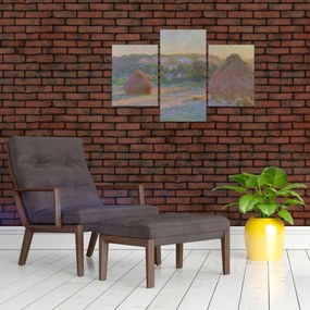 Tablou - Claude Monet, Stacks of Wheat (End of Summer) , reproducere (90x60 cm)