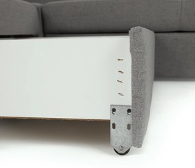 colţar în formă de U, material gri, dreapta, BORN U