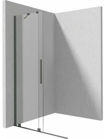 Paravan de dus Walk-in Deante Prizma titan 90x195 cm