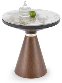 Masa de cafea Collins S, gri/nuc