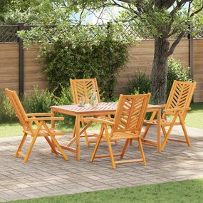 vidaXL Set de Dining pentru Grădină 5 Piese Lemn Masiv de Acacia