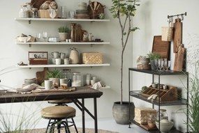 Set de 2 cutii patrate din lemn de frasin CHIP WOOD