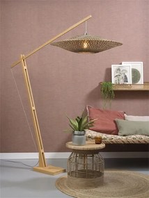 Lampadar din bambus Bali L natur, 87cm