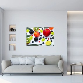 Tablou - fructe cu picături de apă (90x60 cm)