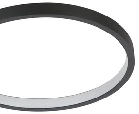 Plafonieră LED dimabilă GAFARES LED/15W/230V negru Eglo 900421 + telecomandă