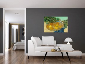 Tablou - Vincent van Gogh, Still Life of  Oranges and Lemons with  Blue Gloves, reproducere (90x60 cm)