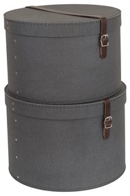 Set 2 cutii Bigso Box of Sweden Rut, negru