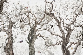 Tablou - Model de pădure, desen (90x60 cm)