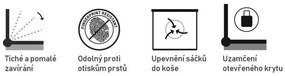 Coș metalic 20 l, oțel inoxidabil