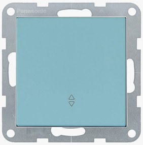 Intrerupator cap scara 10A, IP20, Turcoaz, Panasonic Karre Plus 55 Soft Touch