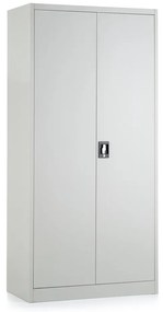 Dulap metalic, 90 x 45 x 185 cm, broasca cilindrica, gri deschis - ral 7035