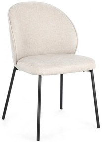 Scaun negru/bej, Wendy, Bizzotto