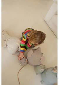 Coș de jucării pentru copii crem din material textil ø 15x15 cm Mini Rita the Rabbit – Lorena Canals