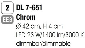 Plafoniera LED dimabila design minimalist Karlsson 42cm