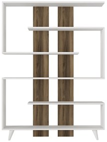 Biblioteca Rain White Walnut