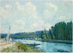Tablou - Alfred Sisley, The Banks of the Oise, reproducere (70x50 cm)