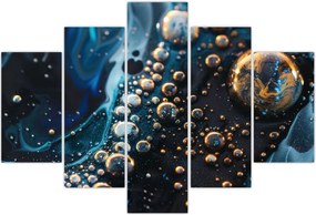 Tablou - Picături de cerneală (150x105 cm)