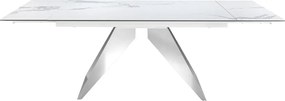 Masa extensibila deosebita design LUX Porcelain Marble 160-240cm