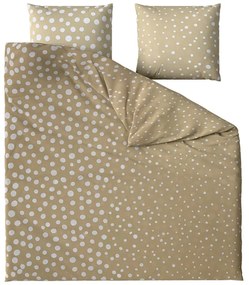 Lenjerie din bumbac Renforce TABEA bej Dimensiune lenjerie de pat: 2 buc 80 x 80 cm | 200 x 200 cm