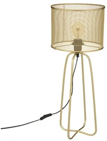 Veioza Golden Loft, metal, 24 x H 62 cm, E27, Max 40 W