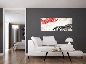 Tablou - Zebre (120x50 cm)