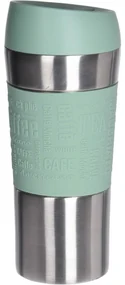 Cană termo de călătorie Tronto, 350 ml, verde,oțel inoxidabil, 8 x 20 cm