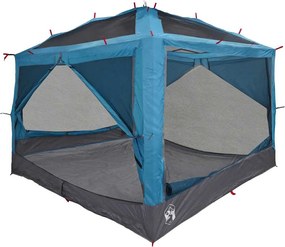 vidaXL Cort interior 7-Persoane Albastru și Gri 300 x 300 x 250 cm