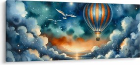 Tablou - Zbor sub cerul nopții (120x50 cm)